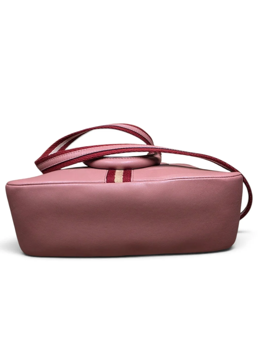 Bally Dusty Rose Leather Dainty Trainspotting 2-Way Swiss Lux (Retail $950)
